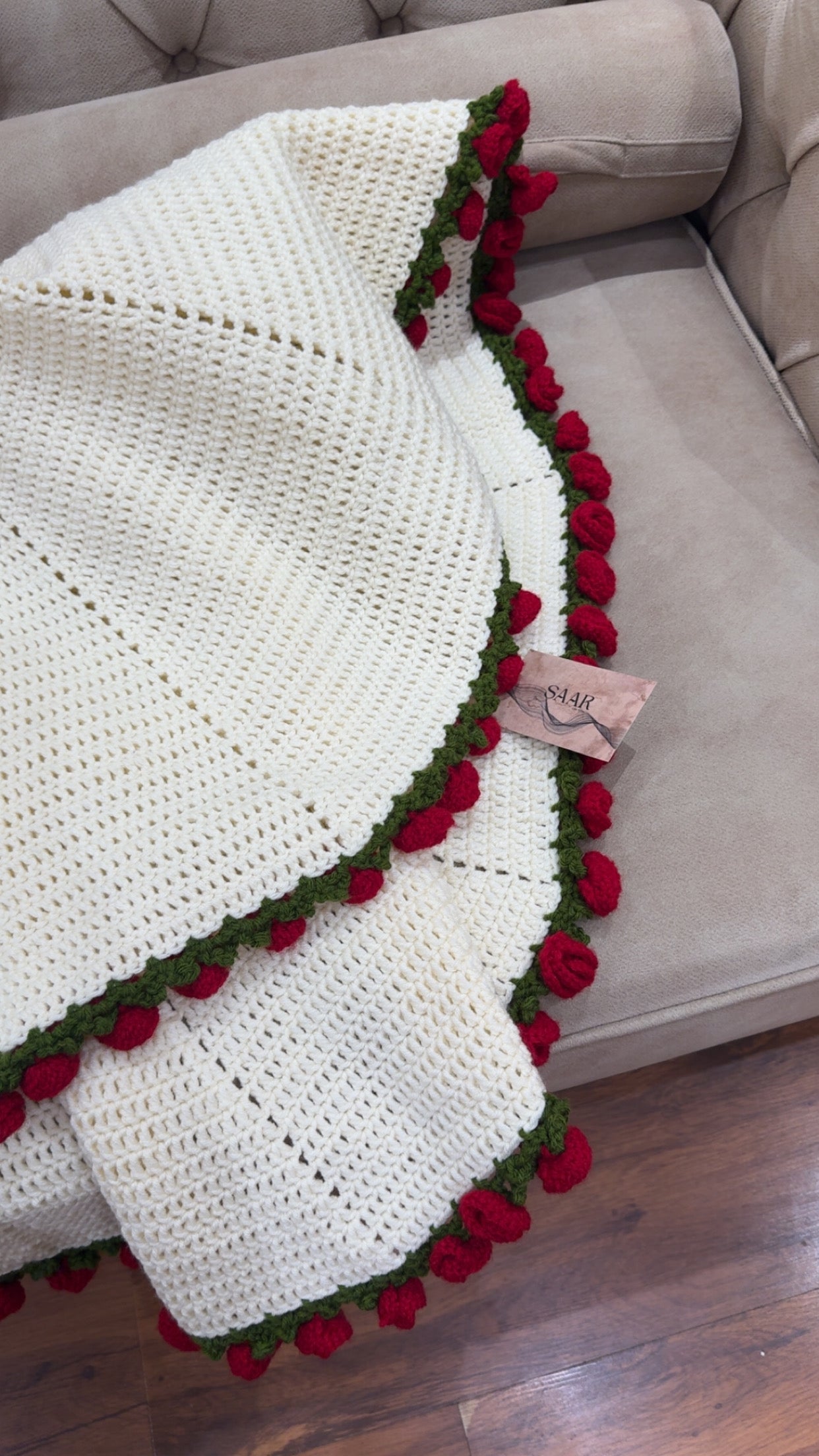 Rose Bouquet Blanket