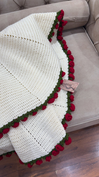 Rose Bouquet Blanket