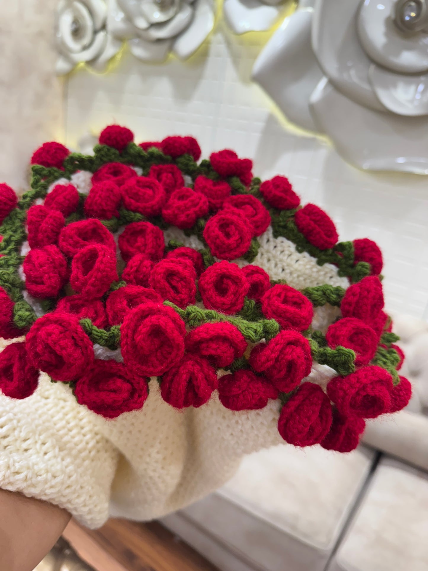 Rose Bouquet Blanket