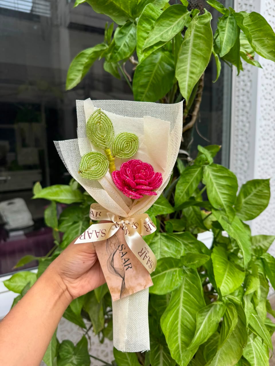 Beaded Rose